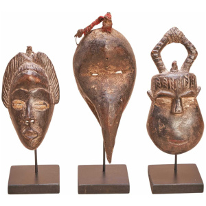 Dan | Dan | Baule Small Passport Masks Set (Ivory Coast)